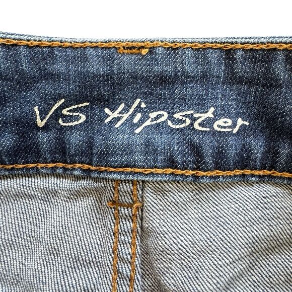 Victoria's  Secret VS Hipster Denim Jean Shorts Size 8 Mid Rise Boat Brunch Sexy - Picture 4 of 14